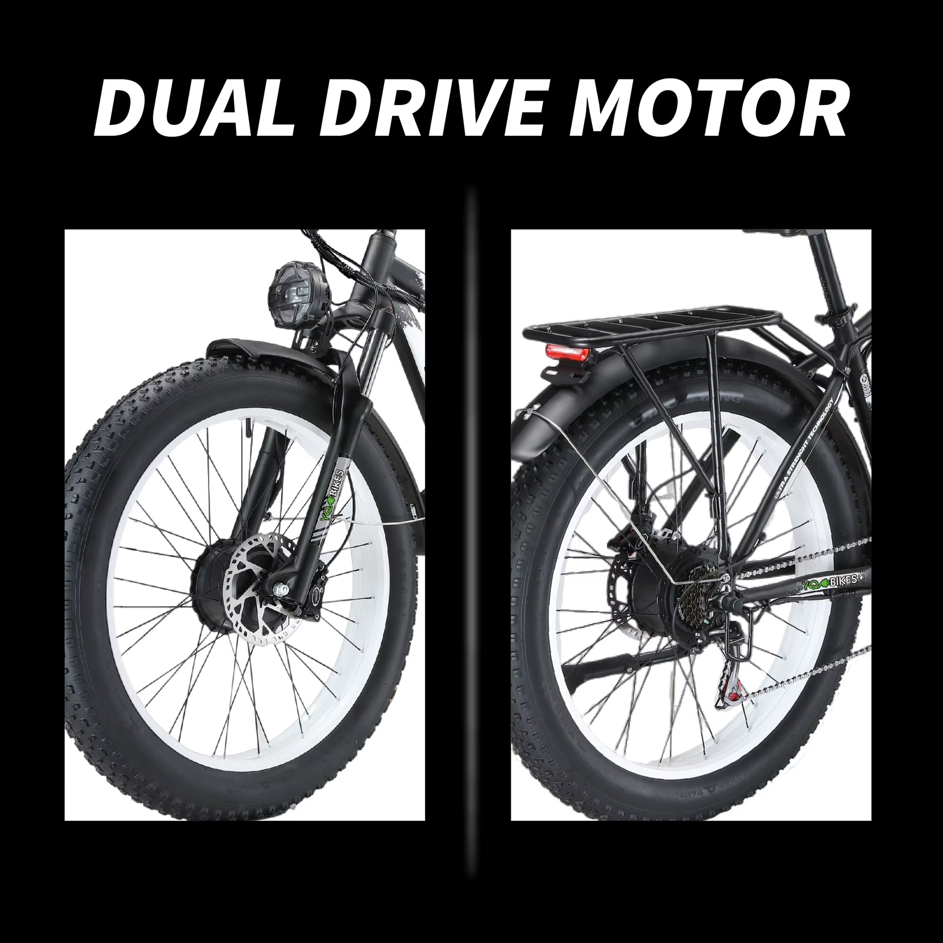 USA Fast Speed 3000W Electric Bike Dual Motor Ebike 35-37 Mph Hydraulic Brake Electric Dirt Bike 26Inch Fat Tire Mountain Biike