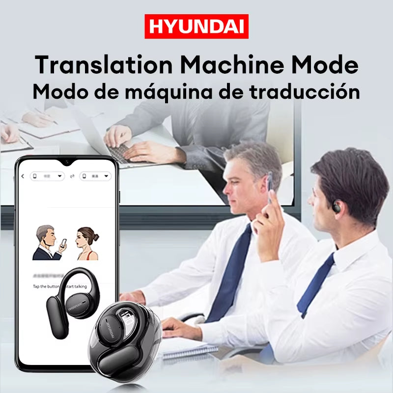 Choice  Openair5 AI Bluetooth Translation Earphones Hanging Ear Type AI Intelligent 100+ Languages Meeting Earphone Gift