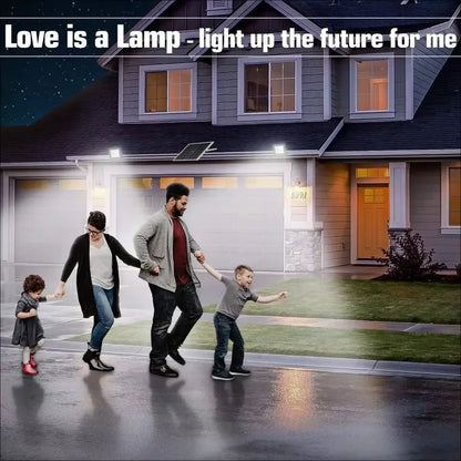 Solar Lights Outdoor Super Bright LED Spotlight with Reflector IP67 Waterproof Solar Powered Wall Lamp for Garden Buildings Emer