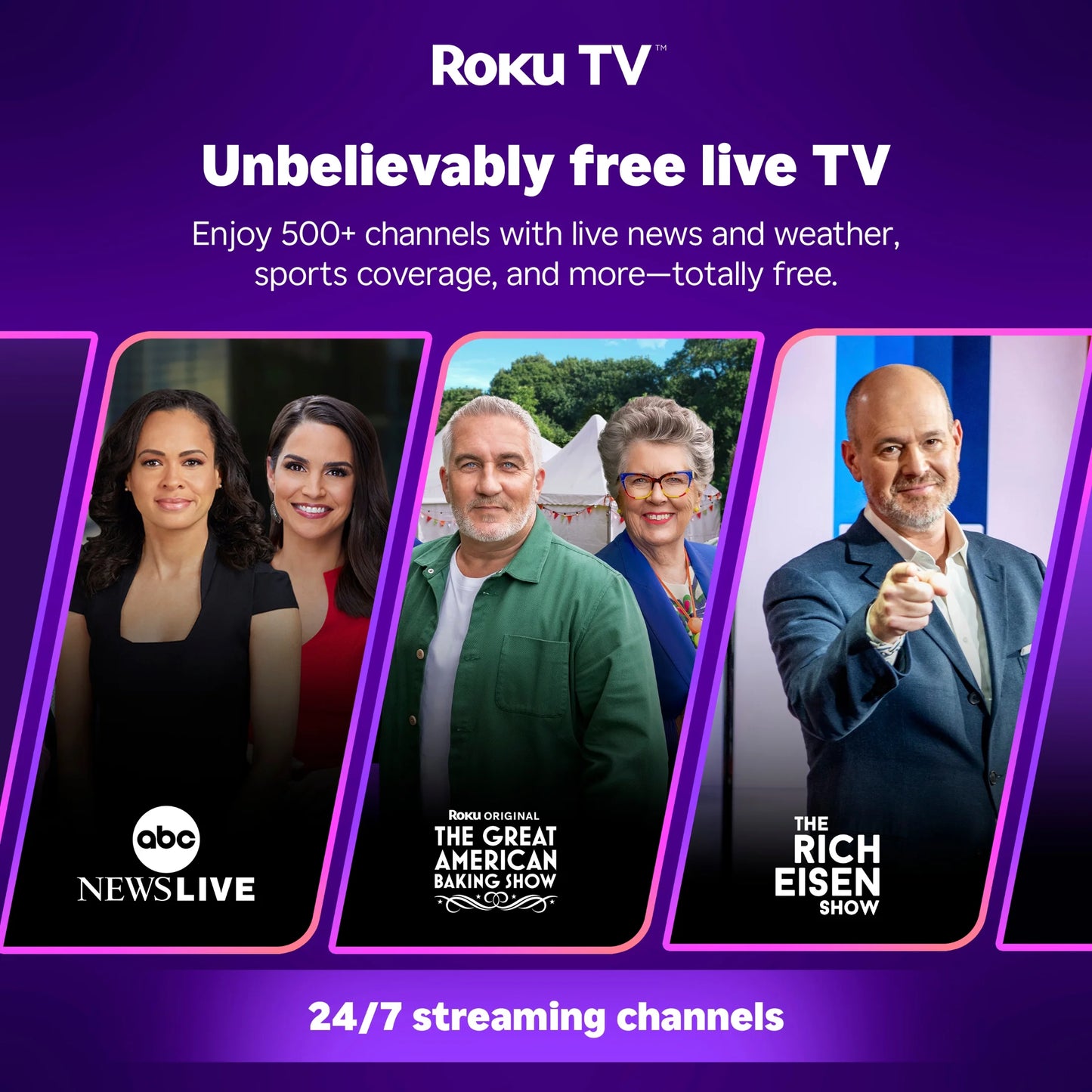 50" Class 4K UHD LED Roku Smart TV HDR 50R6E