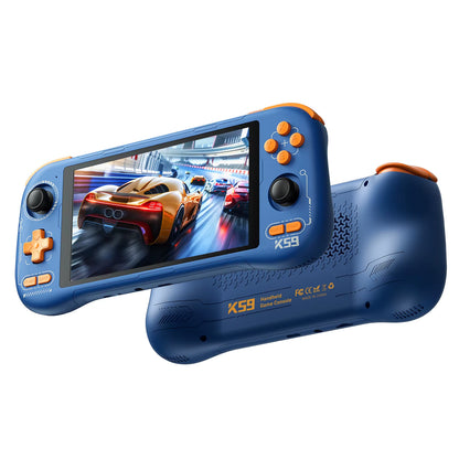 FLLAPT NEW K59 Handheld Game Console 5.5'' 1080P Screen 50 Emulators for PS1/PSP/DC/SS Android14 5000Mah WIFI5 Retro Game Player