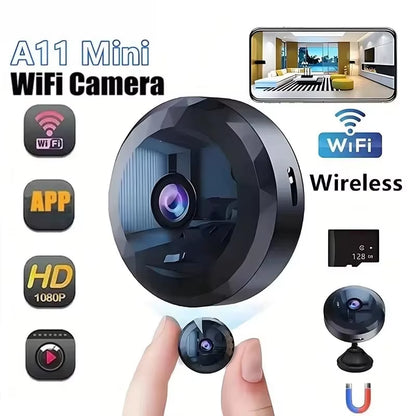 A11 Wireless Wifi Camera Mini Monitoring 1080P HD Video Security Camera Rechargeable Battery Motion Detection Camera New