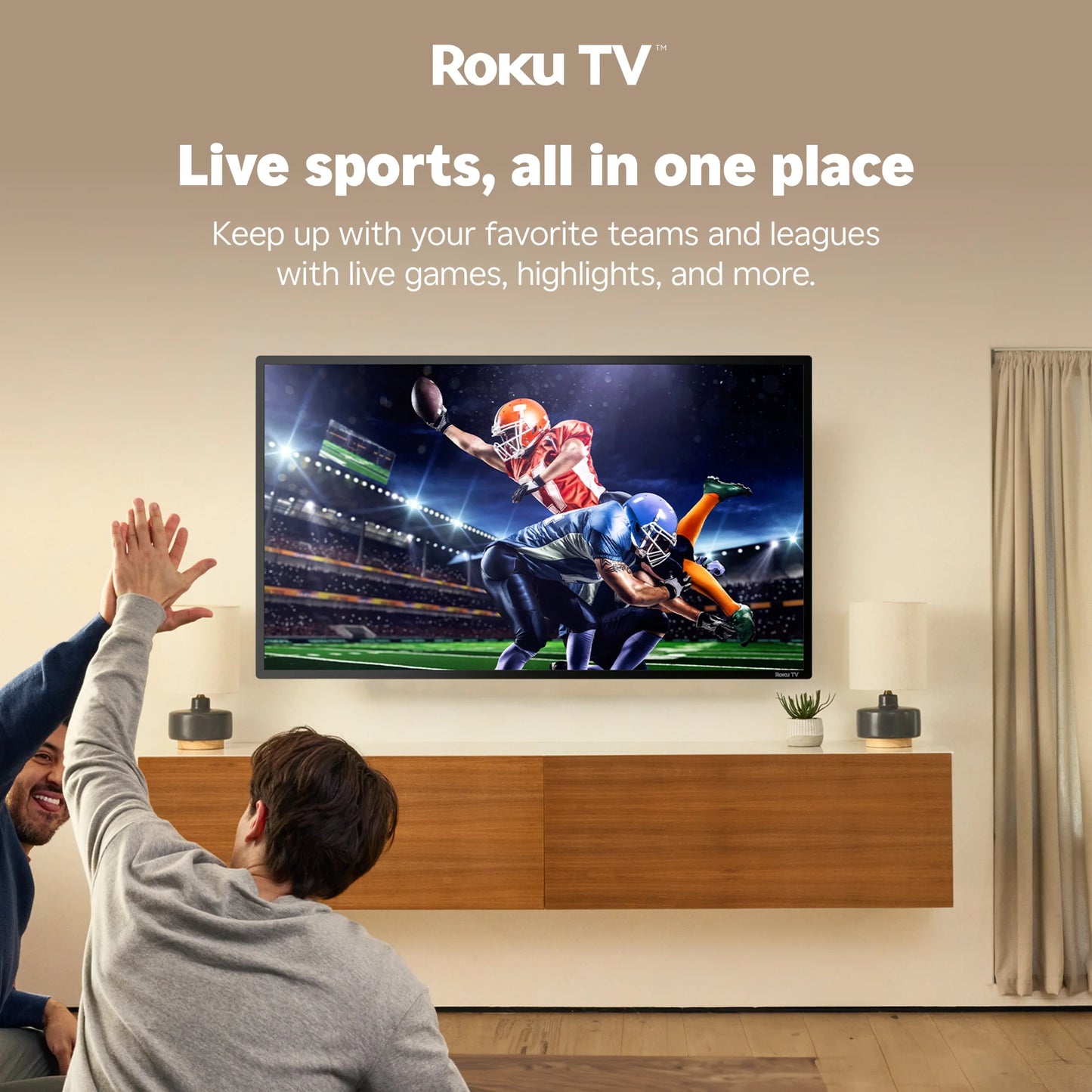 50" Class 4K UHD LED Roku Smart TV HDR 50R6E