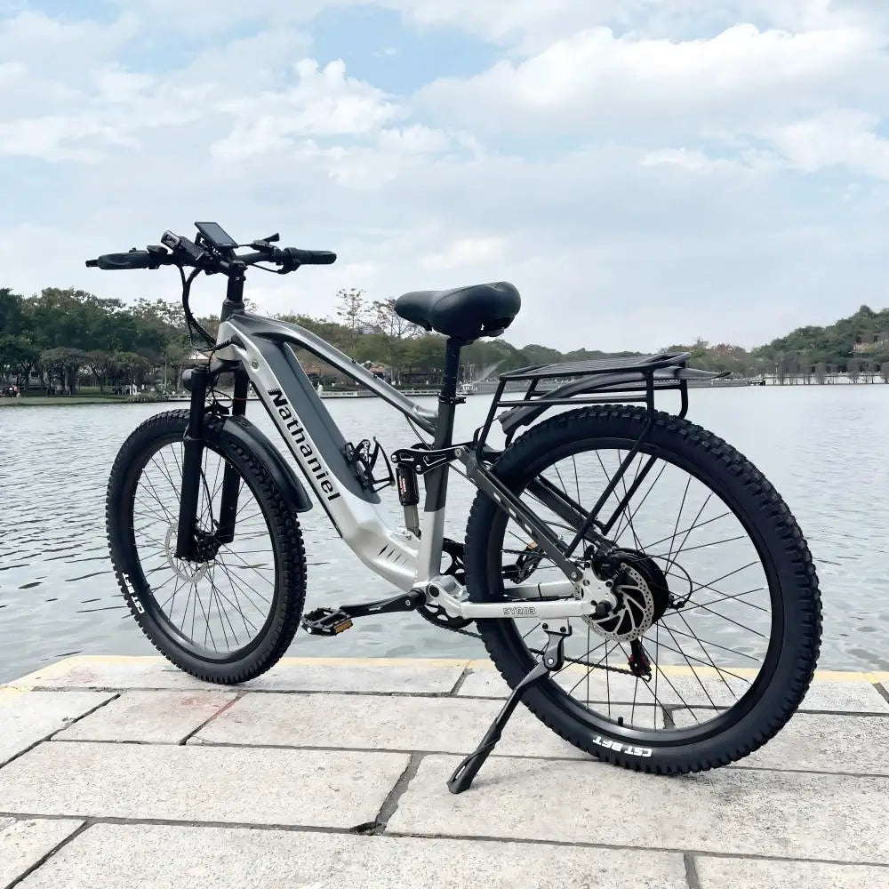SYR03 Electric Bike 27.5"48V1000W Adult Electric Assisted Bike 45Ah 2Large Capacity Detachable Lithium Batteries Ebike