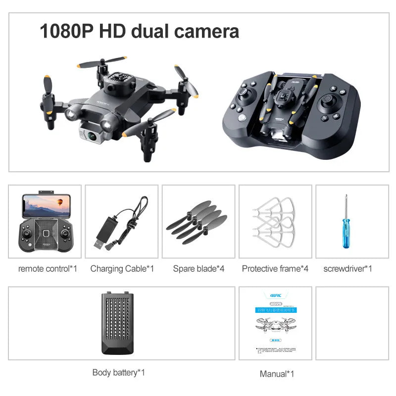 4DRC New V30 Mini Drone with Camera HD 4K 1080P FPV RC Drones Profesional Five-Sided Obstacle Avoidance Helicopter Dron Toy Gift