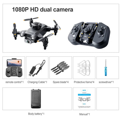 4DRC New V30 Mini Drone with Camera HD 4K 1080P FPV RC Drones Profesional Five-Sided Obstacle Avoidance Helicopter Dron Toy Gift