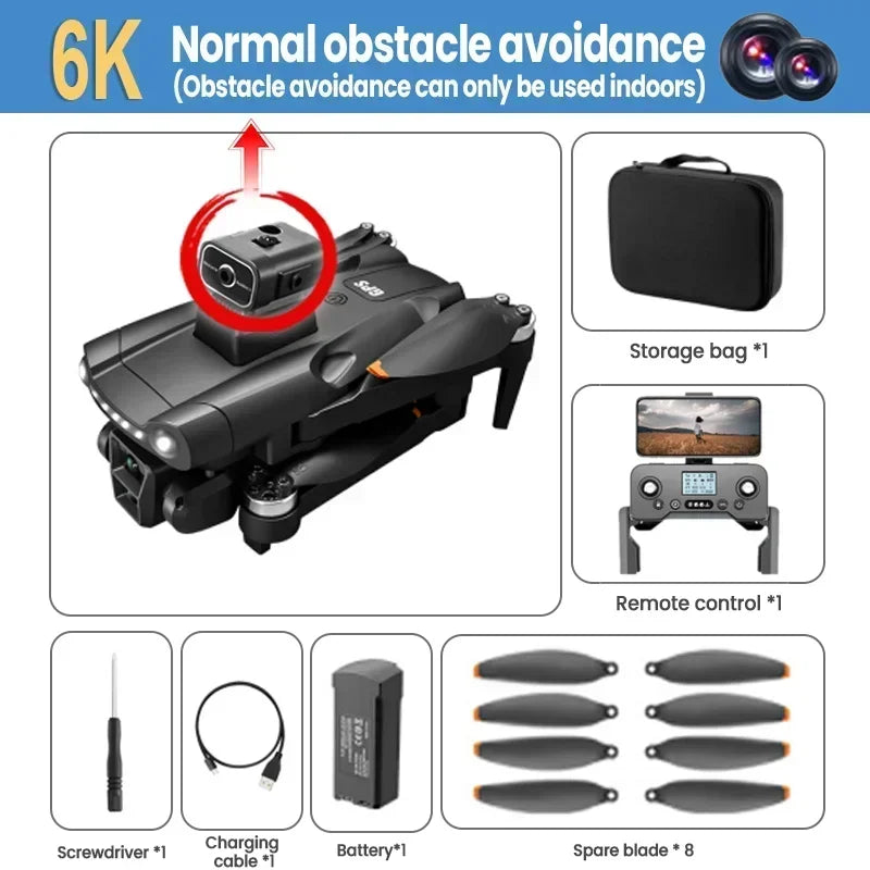 New! V198 GPS Drone for Xiaomi with 8K Professional HD Camera 5G Wifi Obstacle Avoidance Optical Flow Brushless Foldable Quadcop