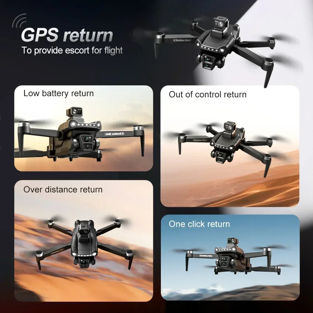 New! V198 GPS Drone for Xiaomi with 8K Professional HD Camera 5G Wifi Obstacle Avoidance Optical Flow Brushless Foldable Quadcop