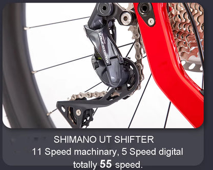 Bafang-Carbon Fiber Electric Bike with Hydraulic Brake 16Kg Model M800 G530 200 Mid-Motor 120Km Long Range Road Bike