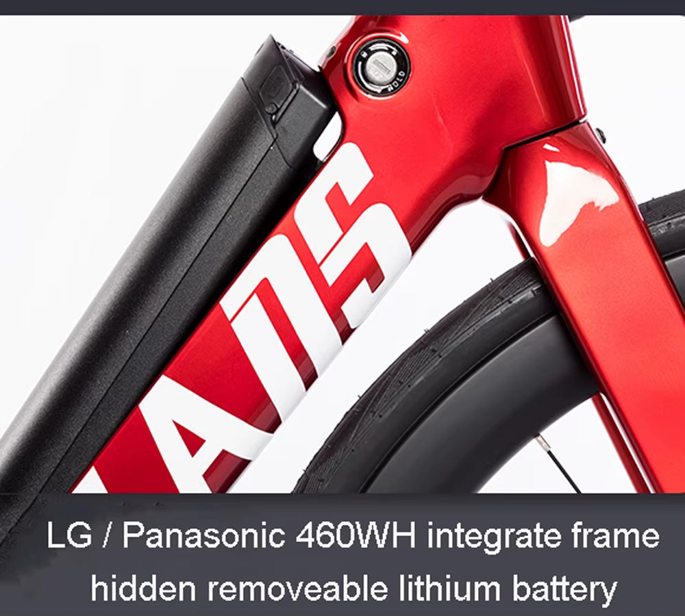 Bafang-Carbon Fiber Electric Bike with Hydraulic Brake 16Kg Model M800 G530 200 Mid-Motor 120Km Long Range Road Bike