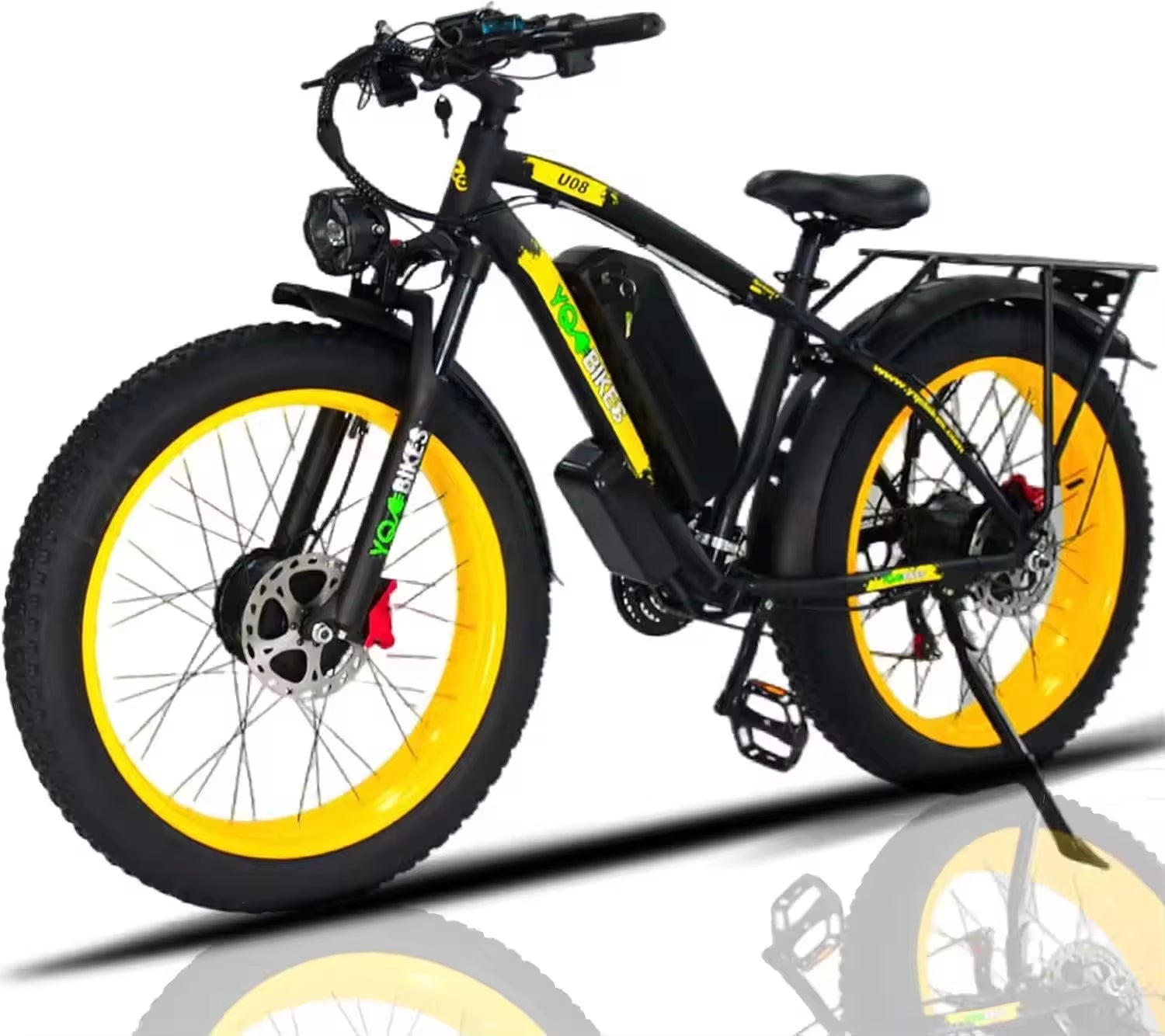 USA Fast Speed 3000W Electric Bike Dual Motor Ebike 35-37 Mph Hydraulic Brake Electric Dirt Bike 26Inch Fat Tire Mountain Biike