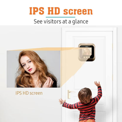 Video Doorbell Door Viewer Camera Door Peephole Door Camera Doorbell with Wireless Monitor Live Night Vision for Home Office