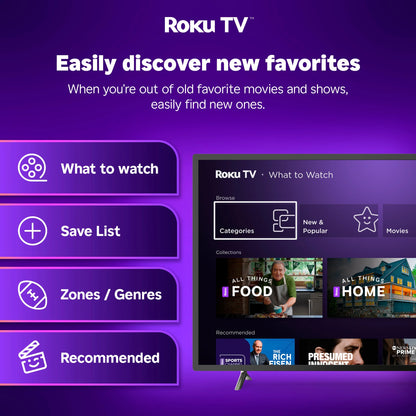50" Class 4K UHD LED Roku Smart TV HDR 50R6E
